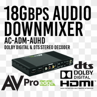 18gbps Audio Down Mixer - Hdmi Clipart