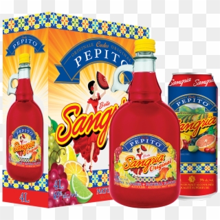 Pepito Sangria Group Shot - Glass Bottle Clipart