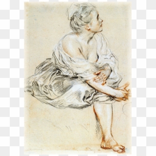 Featured 2b Watteau Drawing Trois Crayons, Pencil Drawings, Clipart