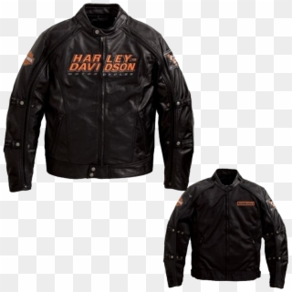 Harley-davidson Alternator Leather Jacket - Harley Davidson Logo Leather Jacket Clipart