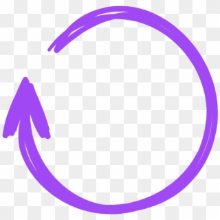 Purple Circle Incremental Iteration - Circle Clipart