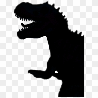 #ftesilhouette #t-rex #trex #dinosaur #silhouette #black - T Rex Face Silhouette Clipart