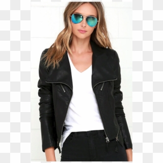 Vegan Leather Jacket - Jacket Clipart
