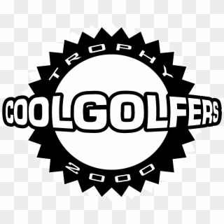 Cool Golfers Logo Black And White - Cool Clipart