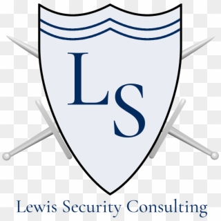 Lewissec Logo Shield Words Clipart