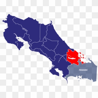 From - Costa Rica Capital Map Clipart