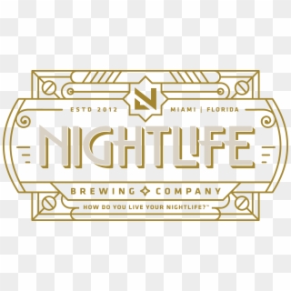 Nightlife Brewery Miami Clipart