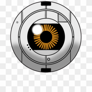 Space Core Pin From Portal 2 Button - Wheatley Portal 2 Eye Clipart