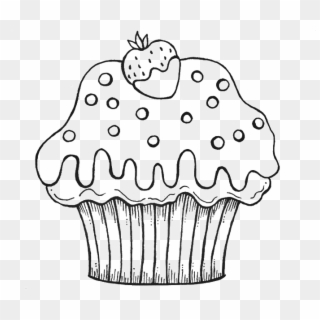 Cupcake Coloring Page For Kids Cupcake Coloring Pages Clipart