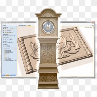 Free Png Cnc Grandfather Clock Png Image With Transparent - Cnc Grandfather Clock Clipart