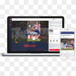 Laliga, And A Number Of The Leading Clubs In Spain, - Tablet Computer Clipart