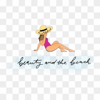 Beauty And The Beach - Cartoon Clipart