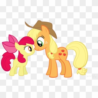 Equestria Daily Settings - Mlp Applejack And Applebloom Clipart