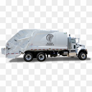 Right Side View Of A New Way King Cobra Rear Loader - Garbage Truck Side View Clipart