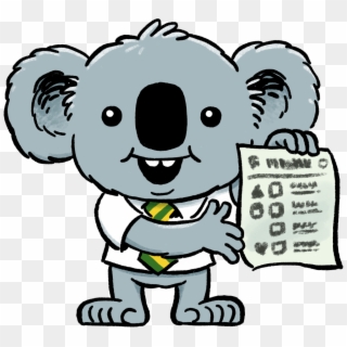 Dennis The Election Koala, Now In Full Colour, Somewhere - Cartoon Clipart