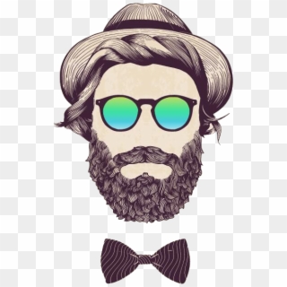 Bearded Illustration Royalty-free Hipster Stock Man - Hipster Long Beard Art Clipart