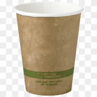 8 Oz Kraft Paper Cups - Paper Coffee Cup Png Clipart