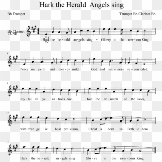 Hark, The Herald Angels With Descant Piano Tutorial - Hark The Herald Descant Sheet Music Clipart