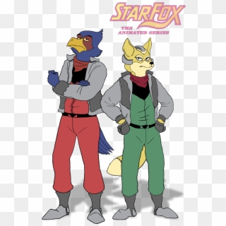 Fox Mccloud And Falco Lombardi From Star Fox - Fox Mccloud A Fox In Space Clipart