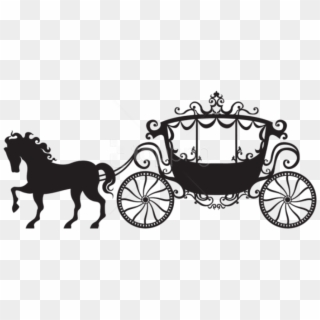 Free Png Carriage Silhouette Png - Horse Drawn Carriage Cartoon Clipart