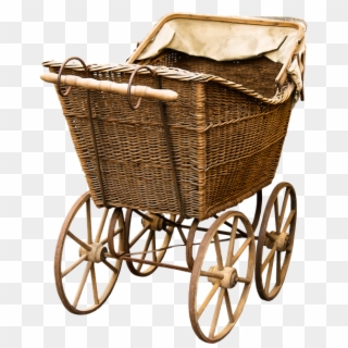 Baby Carriage, Old, Nostalgia, Png, Isolated - Old Baby Carriage Clipart