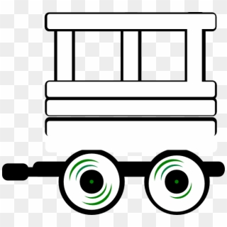 Small - Colour In Train Carriage Clipart