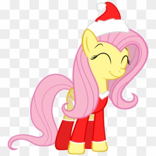 Fluttershy Is Best Pony Fact - My Little Pony Christmas Fluttershy Clipart