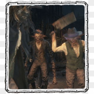 Huntsman - Bloodborne Hunter Mob Clipart