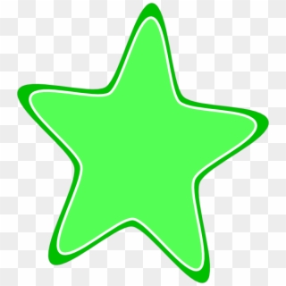 Rounded Star Png - Green Star Clip Art Png Transparent Png