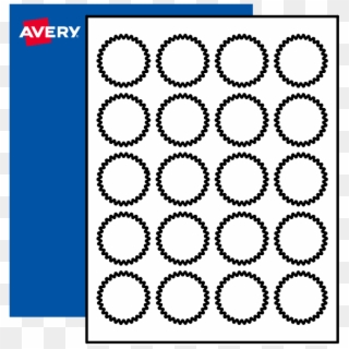 700 X 700 1 - Avery Round Labels 6 Per Sheet Clipart