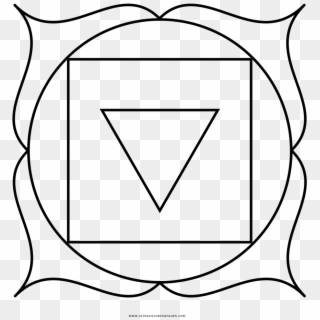 Root Chakra Coloring Page Clipart