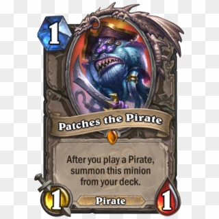 Patches The Pirate Card - Patches The Pirate Hearthstone Clipart