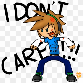 Happy Wheels Pewds Doesn't Care Image Gallery For - Cartoon Clipart