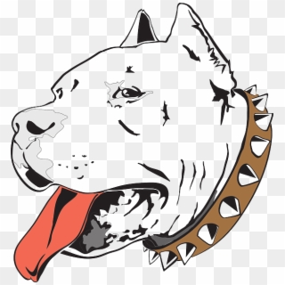 Head Dog Bull Pet Household Animal Pit - Pitbull Logo Clipart