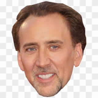 Doge Head Cutout - Nicolas Cage Clipart