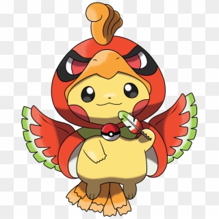 Kyoto Ho-oh Pikachu Mascot Clipart