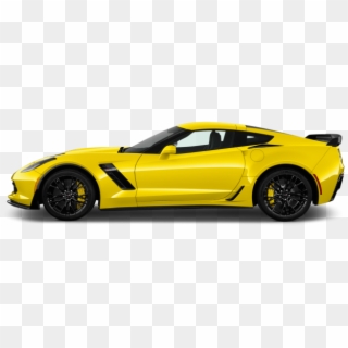 Chevrolet Clipart Car Side View - Newest Corvette Side View - Png Download
