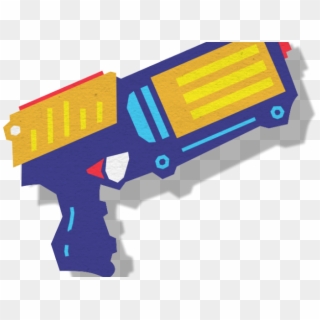 Bullet Clipart Nerf Bullet - Transparent Nerf Gun Png