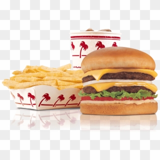 N Out Double Double W Onion Clipart