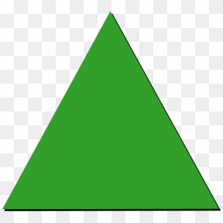 Green Triangle Pattern Block , Png Download - Green Triangle Pattern Block Clipart
