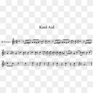Kool Aid Sheet Music 1 Of 1 Pages Clipart