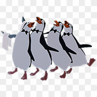 27 August - Mary Poppins Cartoon Penguins Singing Clipart