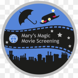 Mary Poppins Returns Badge Clipart