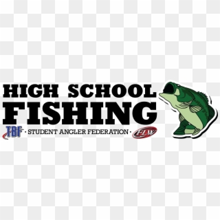 High School Fishing Logo - High School Bass Fishing Flw Clipart