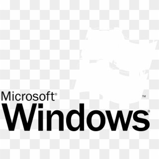 Microsoft Windows Logo Black And White - Windows Xp Clipart