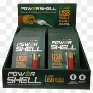Power Shell Shotgun Shell Usb Car Charger For Phone - Shotgun Shell Car Charger Clipart