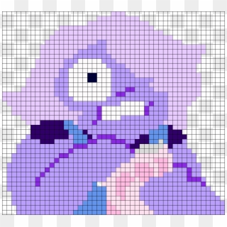 Amethyst Steven Universe Perler Bead Pattern / Bead - Steven Universe Pixel Art Clipart