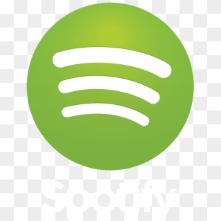 Spotify-white - Spotify Logo Png Clipart