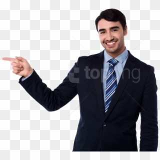 Free Png Download Men Pointing Left Png Images Background - Guy In Business Suit Clipart