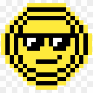 An Emoji For The Emojimovie - Pixel Art Smiley Clipart